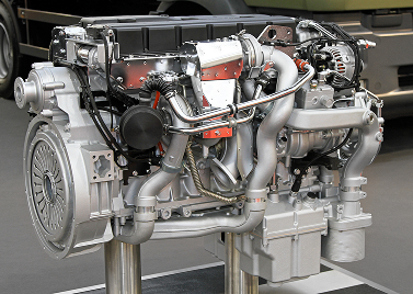 Motor eines LKW