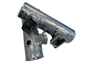 Nahaufnahme von Motorentechnik für LKWs