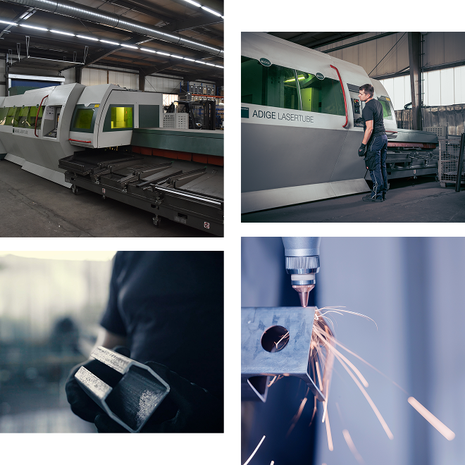 Professionelles Rohrlaserschneiden bei der LMS Landshuter Metall- und Schweißtechnik GmbH